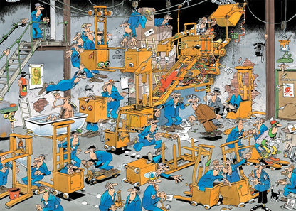 Jan Van Haasteren Oldtimers - JVH - Forth! - Go Forth! - Adult Puzzle - Humorous - 100% Recycled Cardboard - 1000 pieces - Jumbo