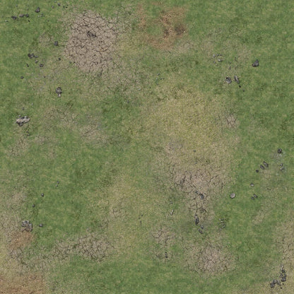 Battle Systems Grassy Fields Gaming Mat 3x3 - Grid