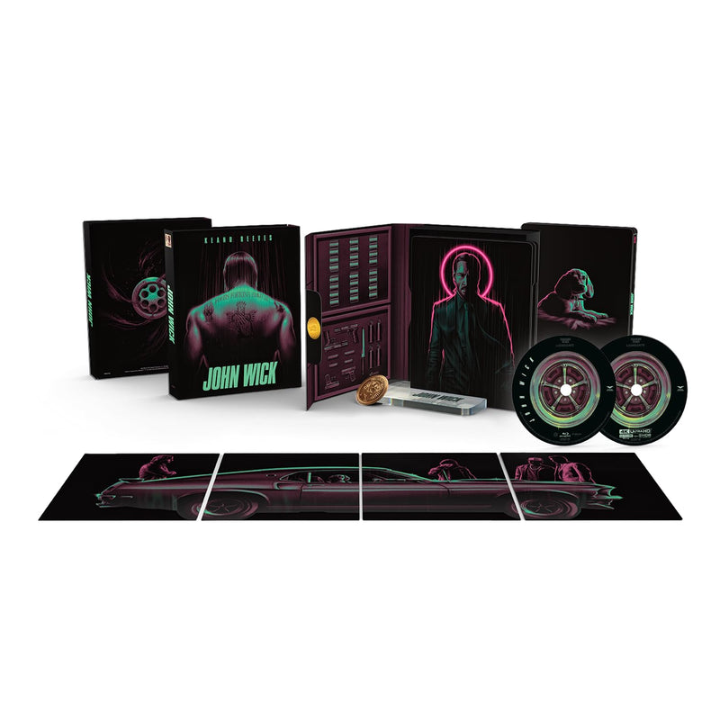John Wick - Titans Of Cult - 4K Steelbook (Bd 4K + Bd Hd)