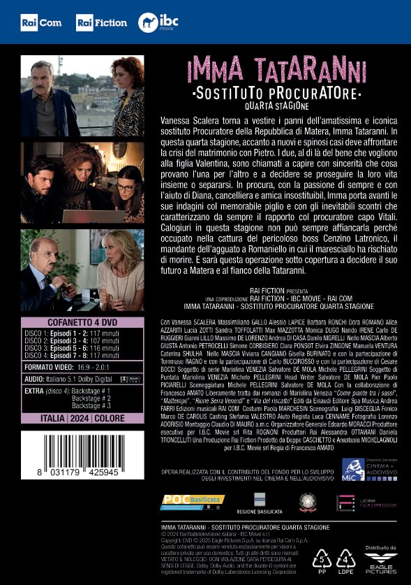 Imma Tataranni - Sostituto Procuratore - Quarta Stagione - (4 Dvd