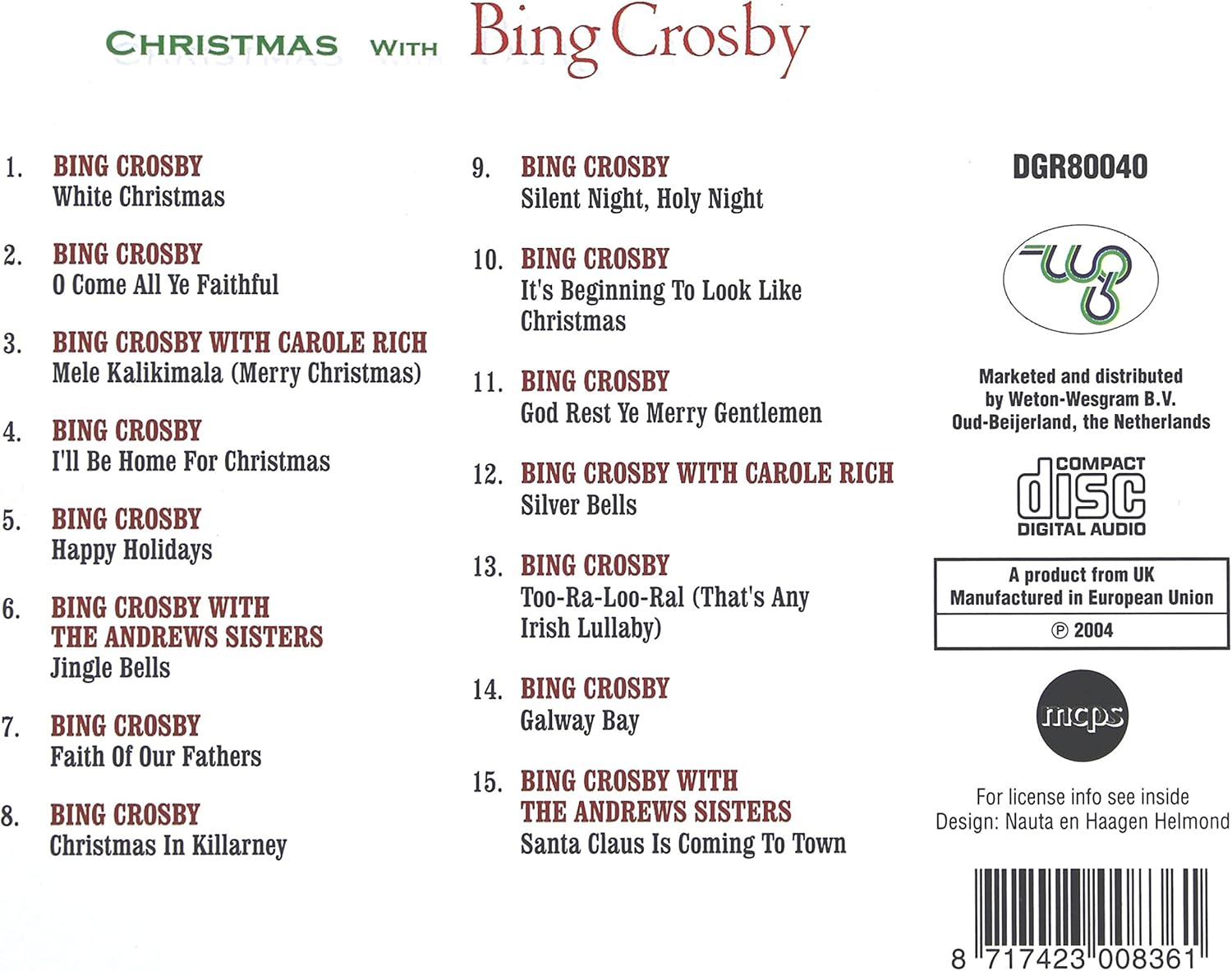 Bing Crosby - Christmas With