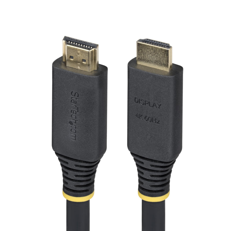 StarTech.com 10m (32.8ft) Active High Speed HDMI Cable, 4K 60Hz/1440p 144Hz, 18Gbps, UHD HDMI 2.0 Cord, TPE Jacket