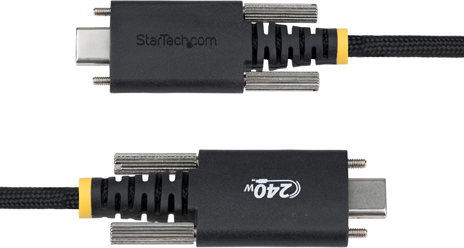 StarTech.com Cable Cargador USB-C de 2m - Cable USB Tipo C de Carga EPR de 240W (5A) - Cable USB 2.0 - USB-IF