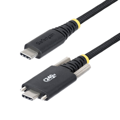 StarTech.com Cable Cargador USB-C de 2m - Cable USB Tipo C de Carga EPR de 240W (5A) - Cable USB 2.0 - USB-IF