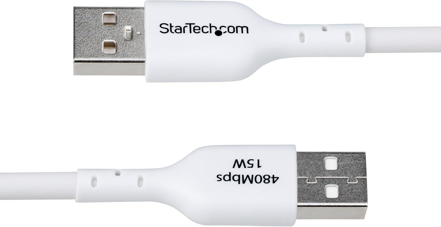3M White Usb-A To Usb-C Cable Charger Cord Usb 2.0 Data Transf