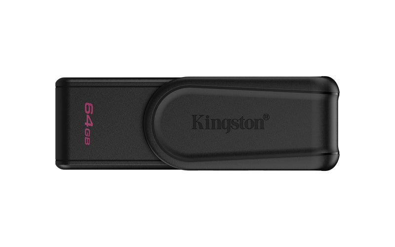 Kingston DataTraveler Exodia S Drive Flash USB - 64GB - USB 3.2 Gen 1 - USB Type A - Nero/Nero - DTXS/