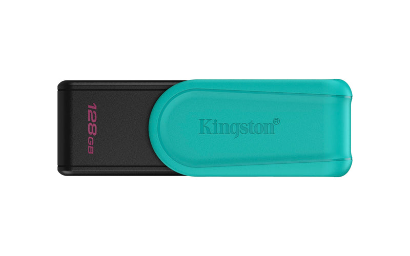 Kingston DataTraveler Exodia S Drive Flash USB - 128GB - USB 3.2 Gen 1 - USB Type A - Nero/Turchese - DTXS/