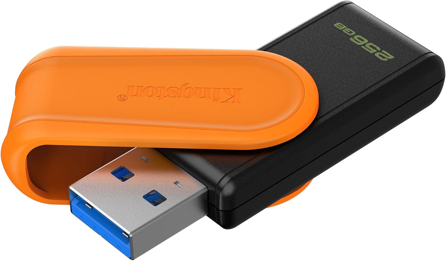Kingston DataTraveler Exodia S Drive Flash USB - 256GB - USB 3.2 Gen 1 - USB Type A - Nero/Arancia - DTXS/