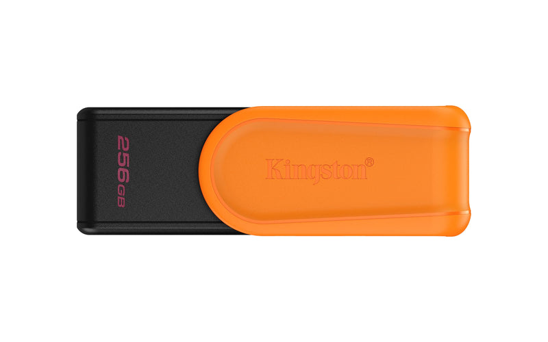 Kingston DataTraveler Exodia S Drive Flash USB - 256GB - USB 3.2 Gen 1 - USB Type A - Nero/Arancia - DTXS/