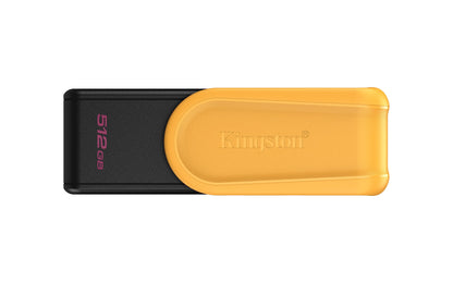 Kingston DataTraveler Exodia S Drive Flash USB - 512GB - USB 3.2 Gen 1 - USB Type A - Nero/Giallo - DTXS/