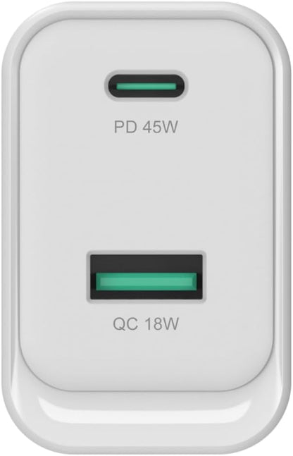 2-PORT 45W GAN USB PD CHARGER
