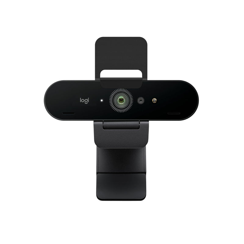 Logitech Brio 4K Webcam, Video Calling, Noise-Cancelling mic, HD Auto Light Correction, Wide Field of View, Works with Microsoft Teams, Zoom, Google Voice, Google Meet, PC/Mac/Laptop/Macbook/Tablet
