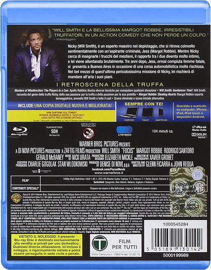 focus - niente e' come sembra (blu ray) blu_ray Italian Import