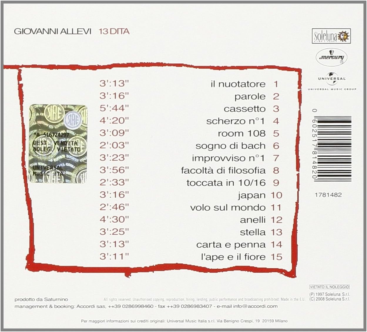 13 Dita (Slidepack)
