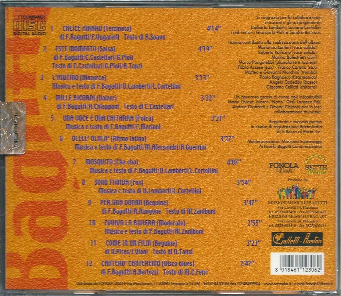 Orchestra Bagutti - Calice Amaro