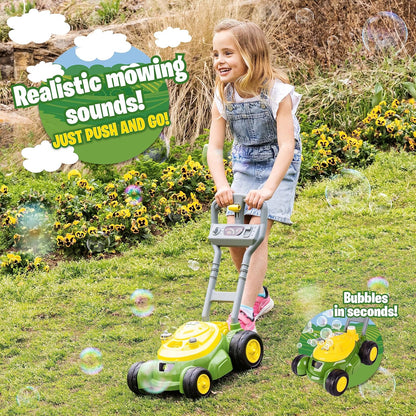 John Deere Bubble Mower, Green, Yellow