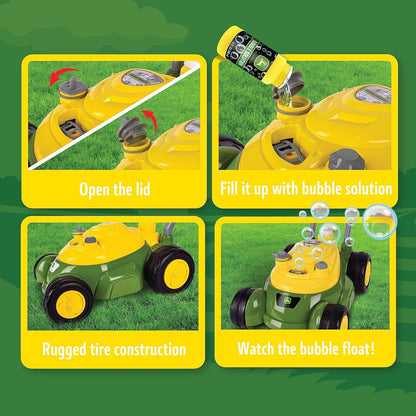 John Deere Bubble Mower, Green, Yellow