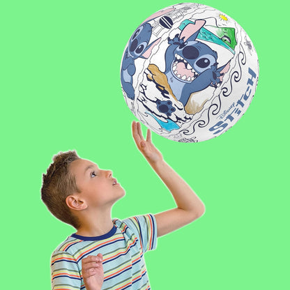 Ollyball, Disney Stitch, The Ultimate Indoor Play Ball for Kids and Parents, Colourable Ball, Suitable for Indoor and Outdoor Play