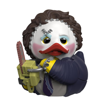 TUBBZ Erstausgabe: Blutgericht in Texas - Hübsche Frau Leatherface als Cosplaying-Gummiente Vinylfigur