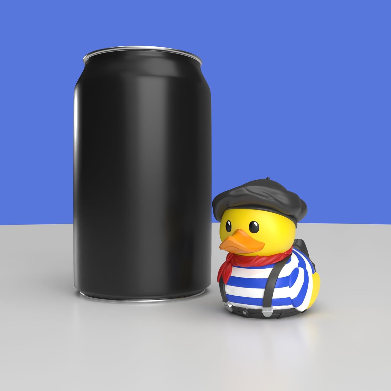 TUBBZ Mini: Frankreich - Französischer Pantomime als Cosplay-Gummiente Vinyl-Figur