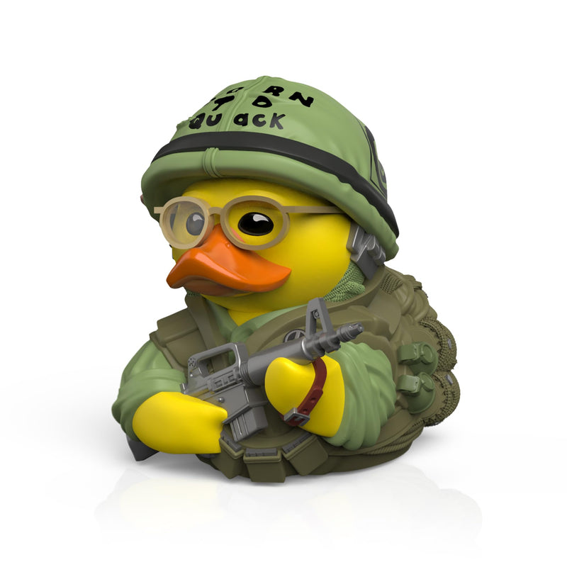 TUBBZ Box-Ausgabe: Kubrick Full Metal Jacket - SGT J.T. Davis als Cosplaying-Gummiente Vinylfigur