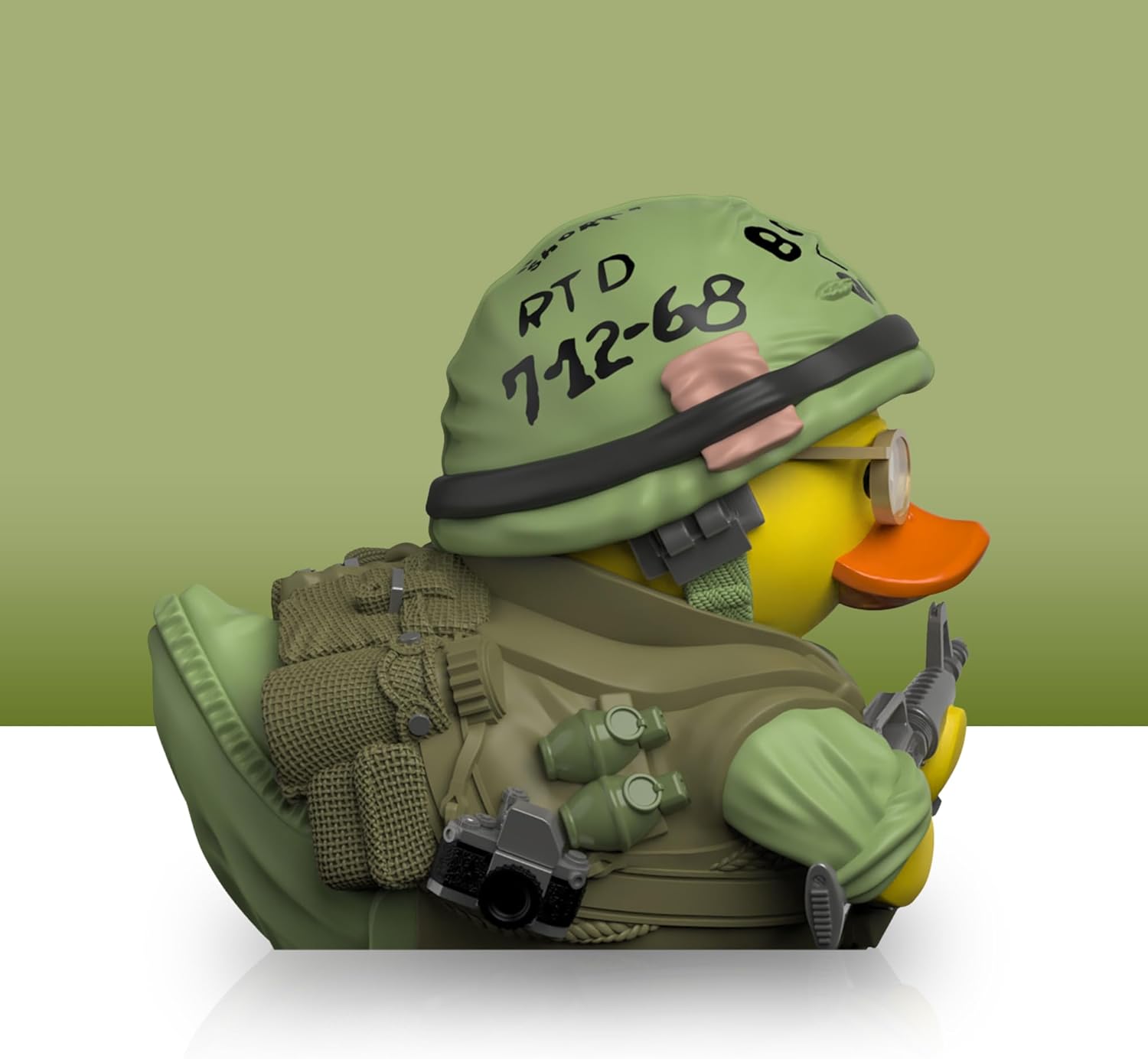 TUBBZ Box-Ausgabe: Kubrick Full Metal Jacket - SGT J.T. Davis als Cosplaying-Gummiente Vinylfigur