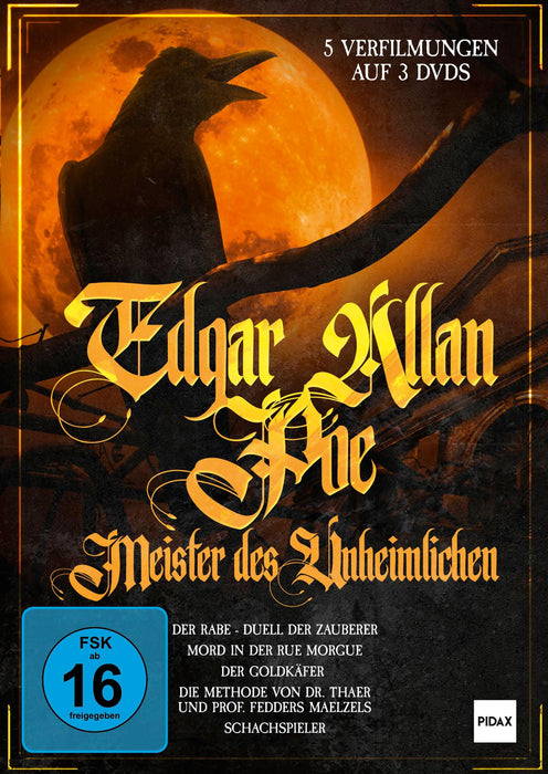 Edgar Allan Poe - Meister des Unheimlichen / Fünf unheimliche Klassiker von Edgar Allan Poe in einer Box