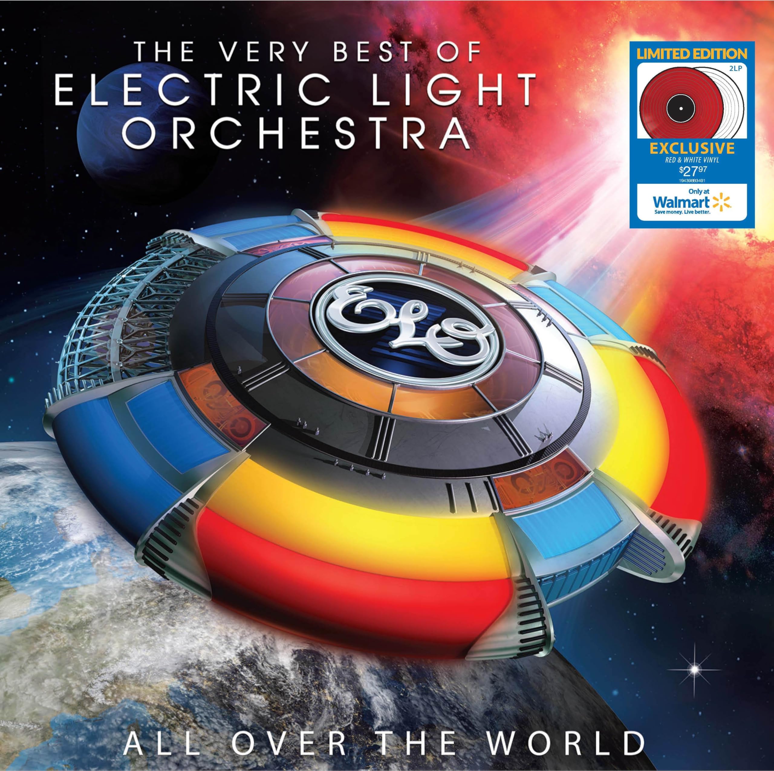 ELO - 'The Very Best of ELECTRIC LIGHT ORCHESTRA Exclusive Walmart Red & White 2021