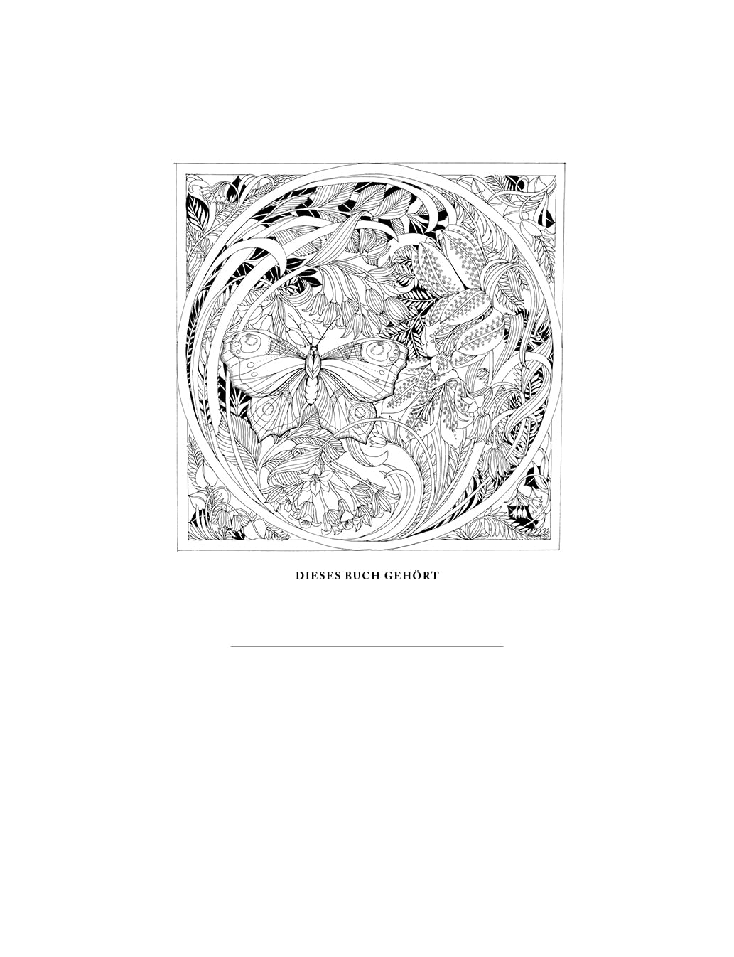 Wunderbare Blütenwelt: Ein Malbuch für das ganze Jahr | Ein Kapitel pro Monat mit hochwertigen Illustrationen von Flora und Fauna passend zur Jahreszeit