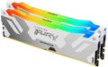 Kingston FURY Renegade White RGB XMP 32GB 7600MT/s DDR5 CL38 DIMM Desktop Gaming Memory (Kit of 2) - KF576C38RWAK2-32