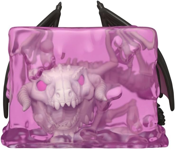 Dungeons And Dragons Pop! Deluxe Animation Vinyl Figure Gelatinous Cube With Dracolich (Gr) (Gw) Exclusive Edition 9 Cm