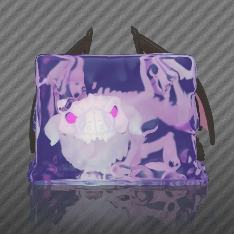 Dungeons And Dragons Pop! Deluxe Animation Vinyl Figure Gelatinous Cube With Dracolich (Gr) (Gw) Exclusive Edition 9 Cm