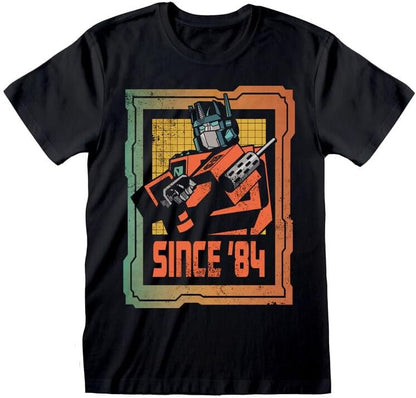 Official Transformers Since 84 Unisex Black T-Shirt, X-Large
