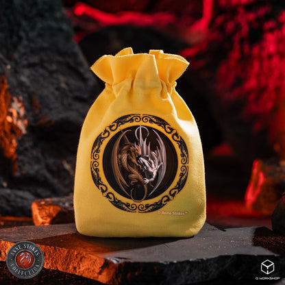 Anne Stokes Dice Pouch Double Dragon