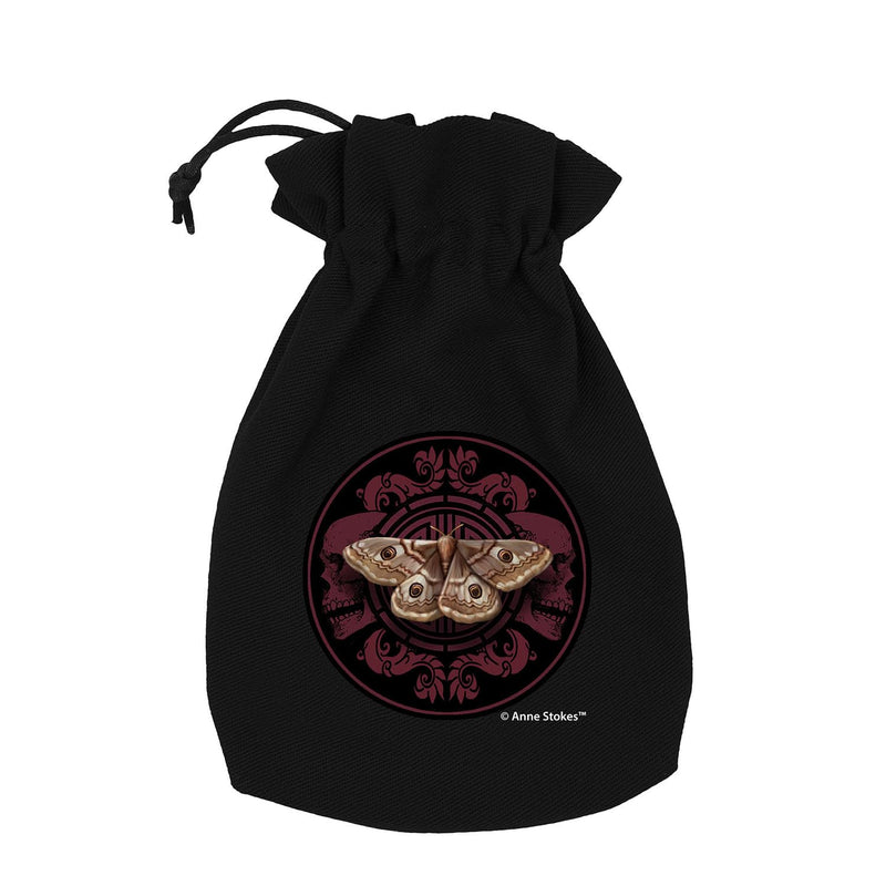 Q-Workshop, Anne Stokes - Sacchetto per dadi con falena magica