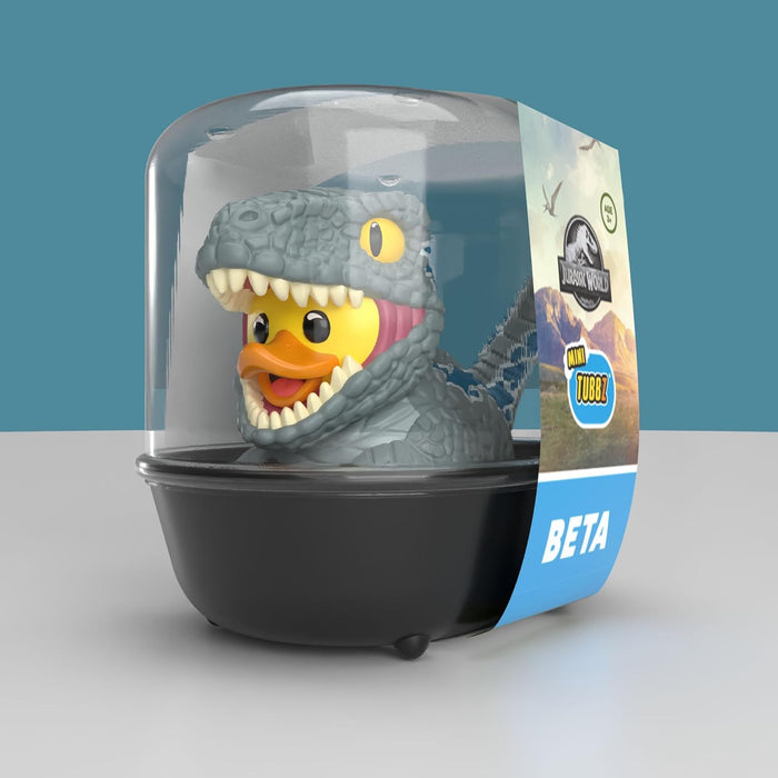 TUBBZ Mini: Jurassic Park - Beta Figura Mini Coleccionable de Pato de Goma Disfrazado