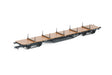 Hornby Wagons - R60203 BR, YMO 'Salmon' Bogie Wagon - Era 6 Train Toy, 00 Gauge Wagons & Freight for Train Set, Models for Adults - 1:76 Scale Model Gift