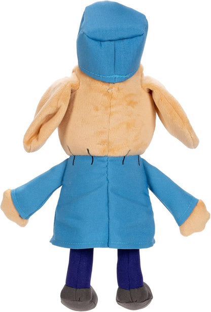 Dog Man Feature Plush by Jakks Pacific - Ears Flip Up and Down, Squeeze Dogman Plush for Fun Sound Effect, Toot! Collect all Dogman Plush, Based on The Dog Man Movie, Inspired by Dog Man Book