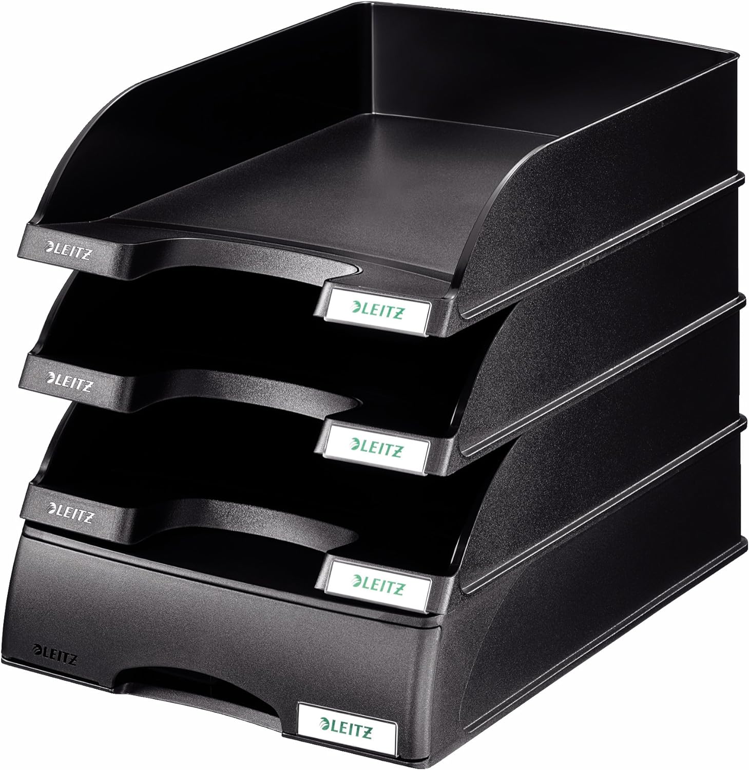 Leitz A4 Letter Tray Drawer Unit, Black, Plus Range, 52100095