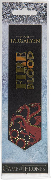 Cinereplicas Game of Thrones - Metal Bookmark Targaryen - 14 x 4cm - Official License