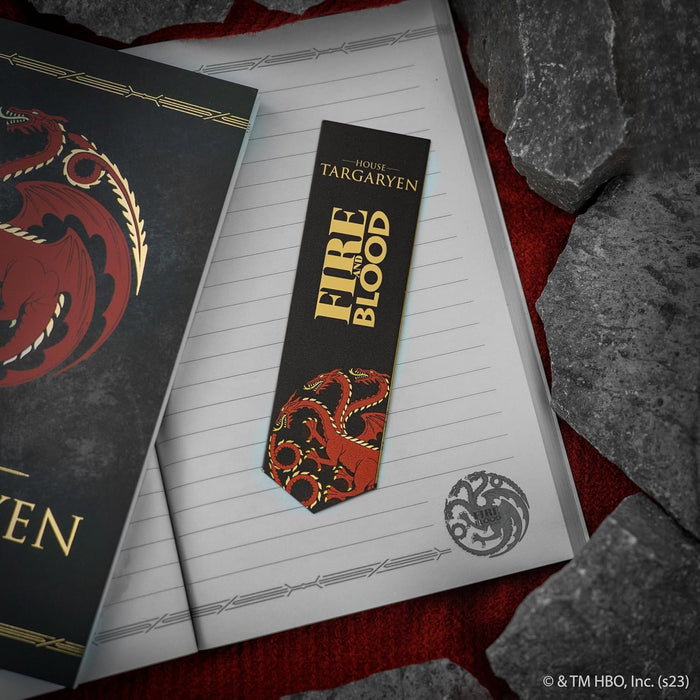 Cinereplicas Game of Thrones - Metal Bookmark Targaryen - 14 x 4cm - Official License
