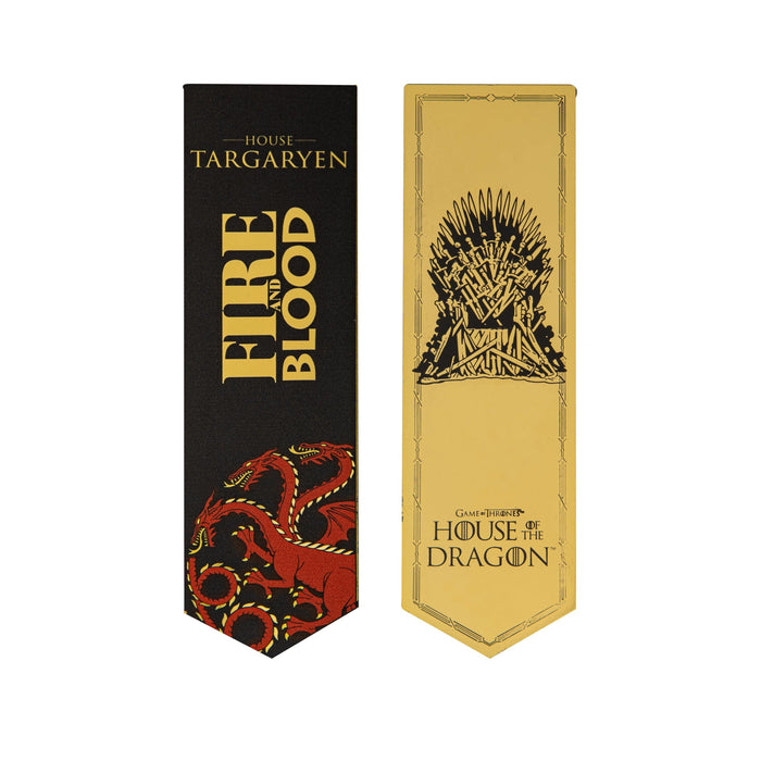 Cinereplicas Game of Thrones - Metal Bookmark Targaryen - 14 x 4cm - Official License