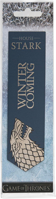 Cinereplicas Game of Thrones – Stark and Targaryen Metal Bookmark 14 x 4 cm – Official Licensed (Stark