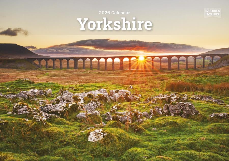 Yorkshire 2026 A5 Wall Calendar
