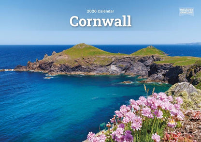 Cornwall 2026 A5 Wall Calendar
