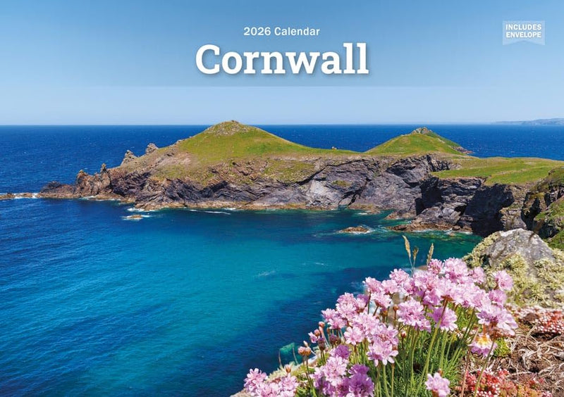Cornwall 2026 A5 Wall Calendar