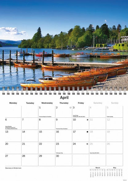 Lake District 2026 A5 Wall Calendar