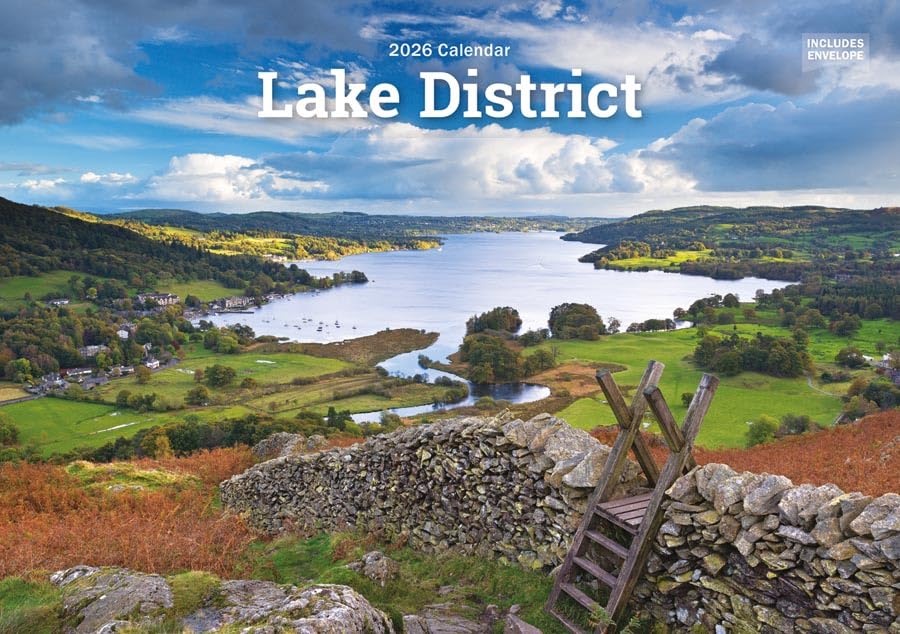 Lake District 2026 A5 Wall Calendar