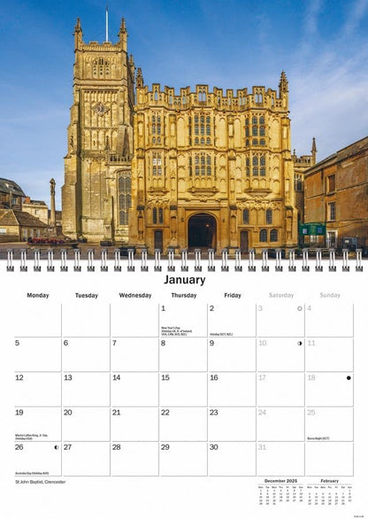 Carousel Worldwide, Cotswolds 2026 A5 Wall Calendar