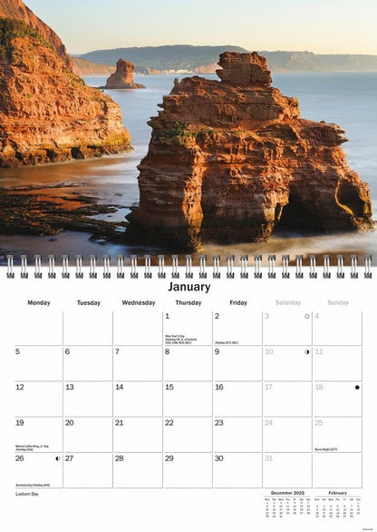 Carousel Worldwide, Devon 2026 A5 Wall Calendar